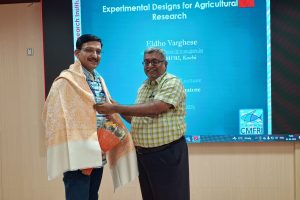 Experimental Designs for Agricultural Research -  Knowledge packed phenomenal session - Thanks to Dr. Eldho Varghese, Senior Scientist, CMFRI, Kochi (4.8.2023)