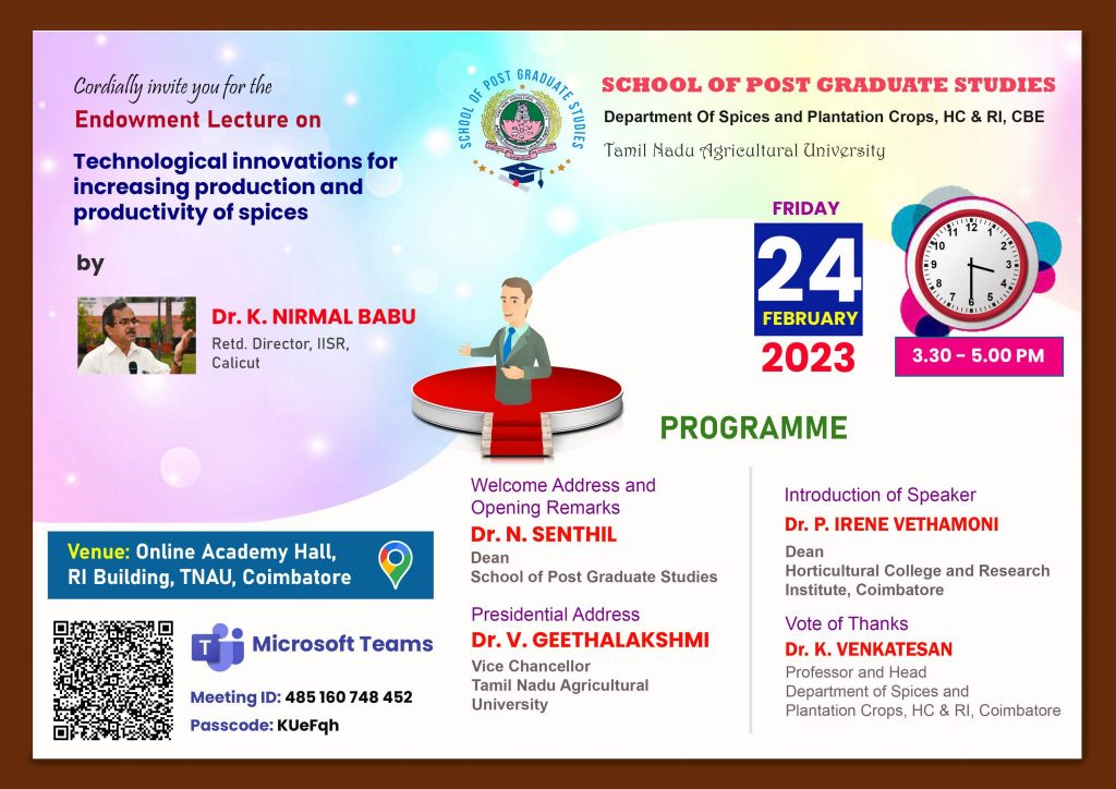 school-of-postgraduate-studies-just-another-tamil-nadu-agricultural